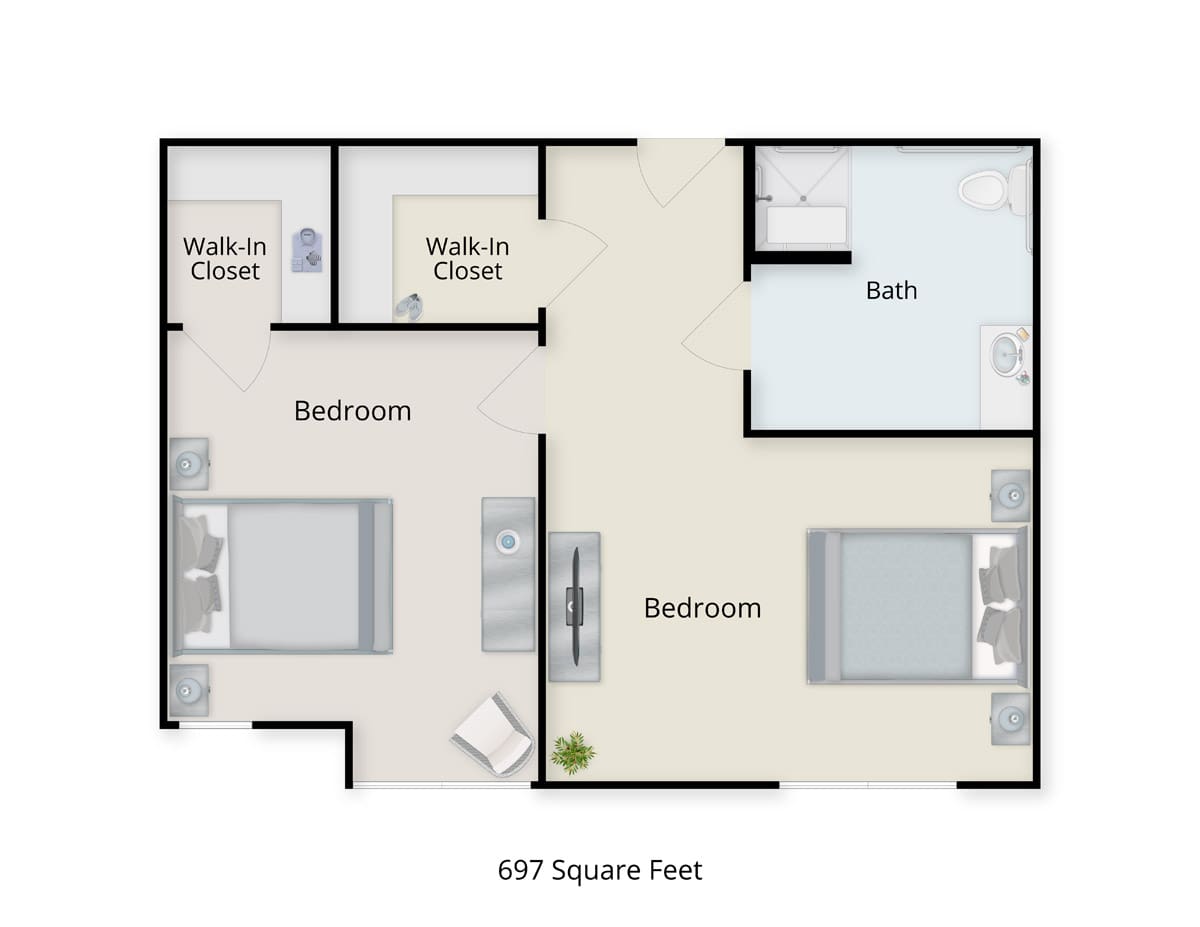 Memory Care Semi-Private Suite